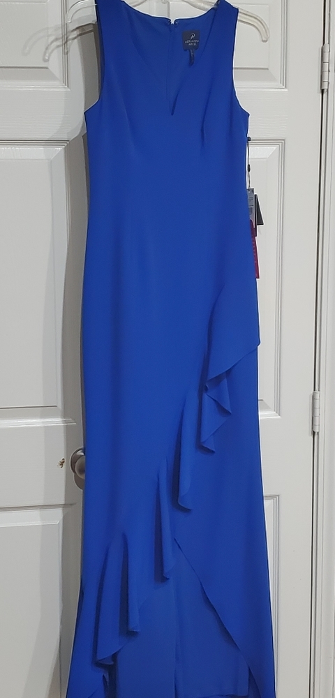 Adrianna Papell stunning blue maxi